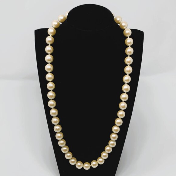Monet 23" Single Strand Imitation Pearl Necklace - Picture 2 of 8